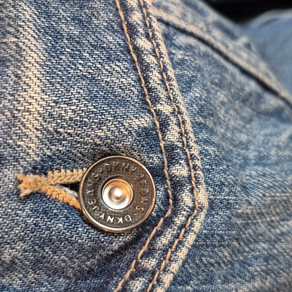 Y2K DKNY Jeans | Blue Denim Jacket | Medium - Picture 5 of 10